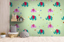 Colourful Elephants Wallpaper