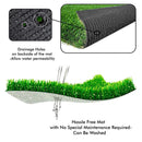Fresh From Loom Artificial Green Grass Mat for Balcony Living Room Lawn Roll Floor Carpet Waterproof Washable 35mm