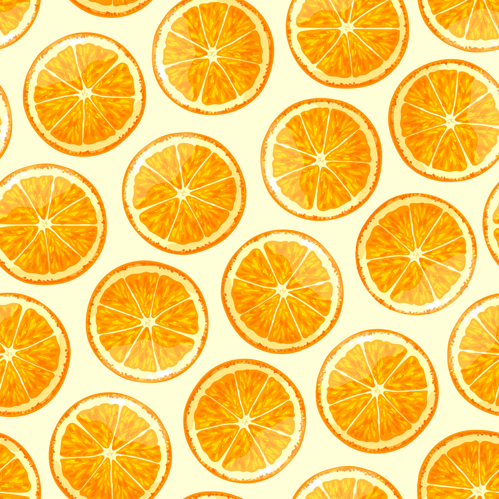 Orange Decorative custom wallpaper for wall