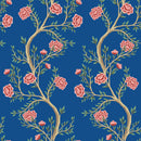 Floral Pattern Chinoiserie Wallpaper