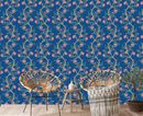 Floral Pattern Chinoiserie Wallpaper