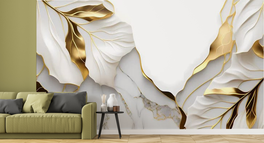 Golden Flower Wallpaper