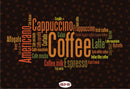 Coffee Names For Cafe wall covering