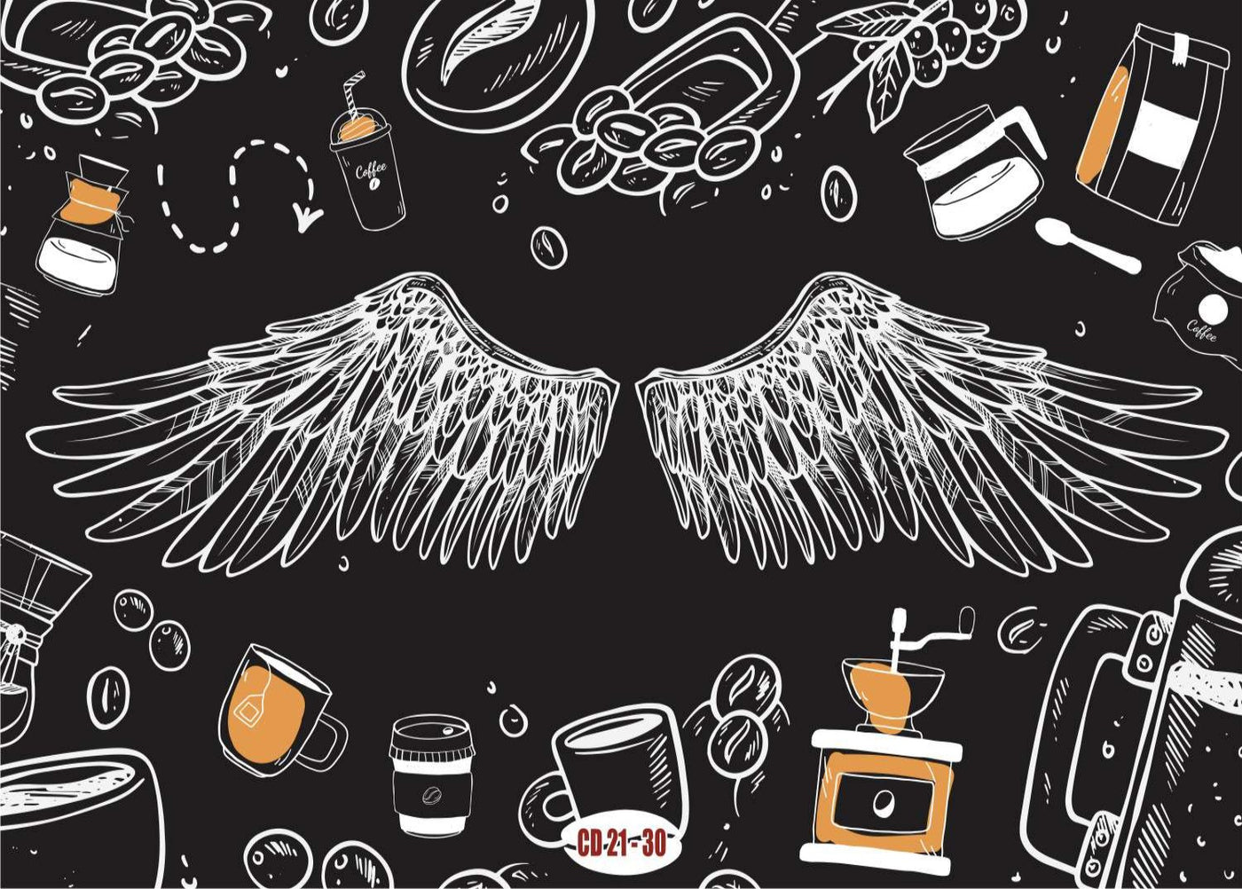 Lucifer Wings Customised Wallpaper wall covering