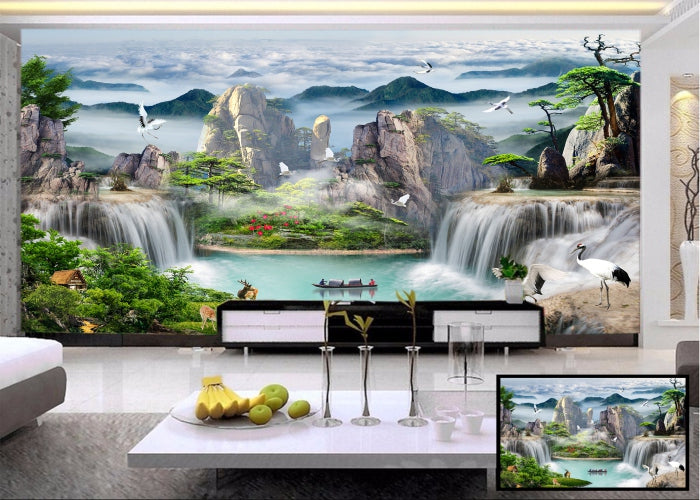 Rocky Hills wall covering
