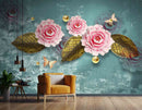 3D Decorative Flower Wallpaper for Wall