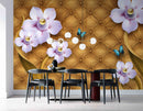 3D Decorative Rose Wallpaper for Wall