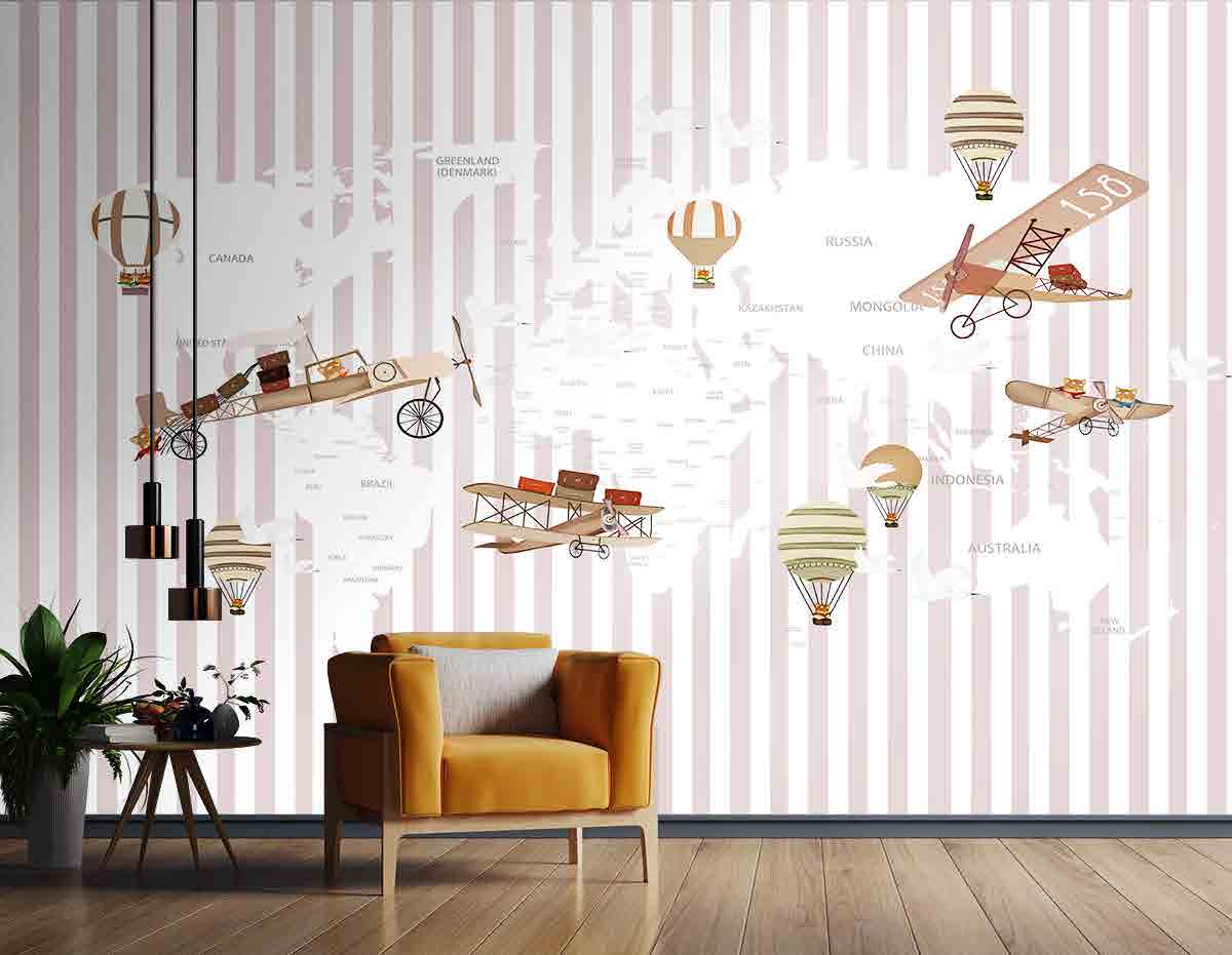 3D Decorative Kids Wallpaper for Wall