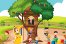Treehouse School Wallpaper