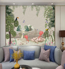 Oriental swan Wallpaper