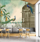 Cascading peacock - Monochrome