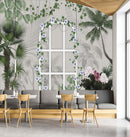 Arch window tropical