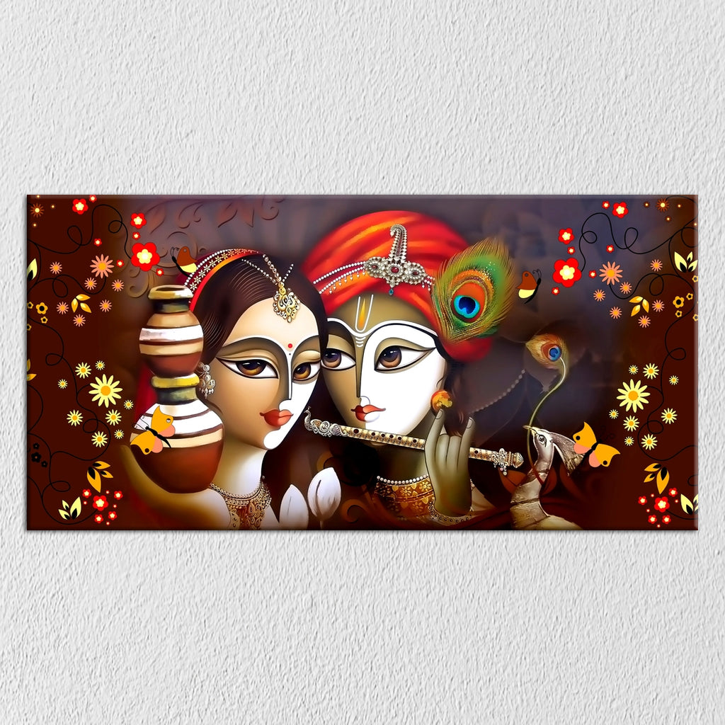 Shree Radha Krishna Painting – Myindianthings