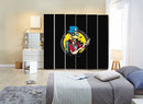 Duck Character Self Adhesive Sticker For Wardrobe