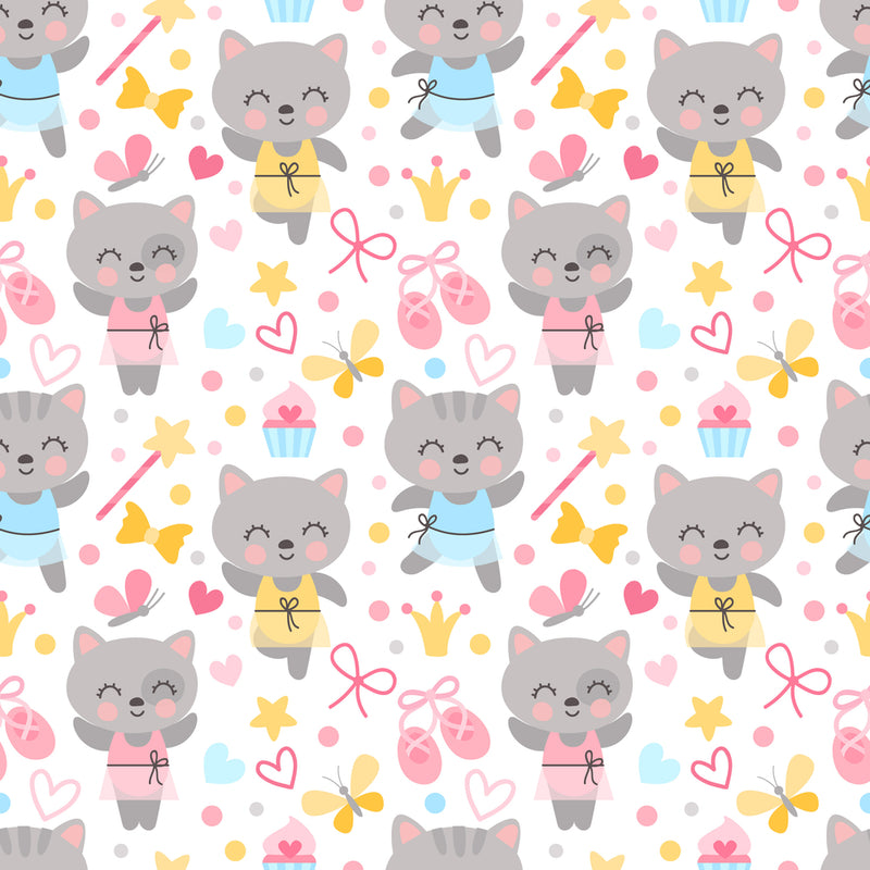 Happy Kitte Self Adhesive Sticker For Wardrobe