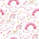 Horse In Pink Sky Self Adhesive Sticker For Wardrobe