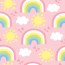 Rainbow Art Self Adhesive Sticker For Wardrobe