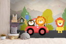 Animals Going Road Trip Wallpaper