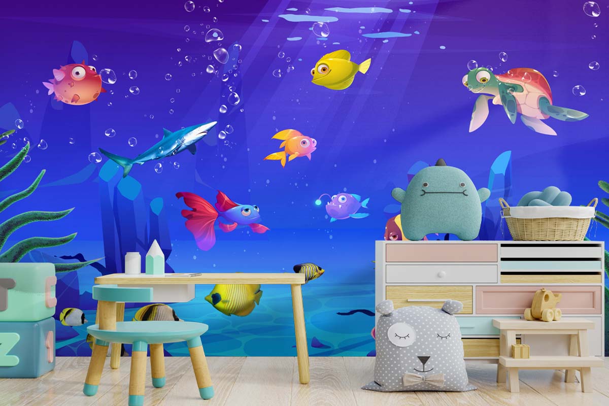 Living In The Blue Wallpaper
