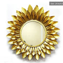 Golden Folded Rim Mirror