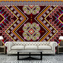 Ikat Ethnic Wallpaper