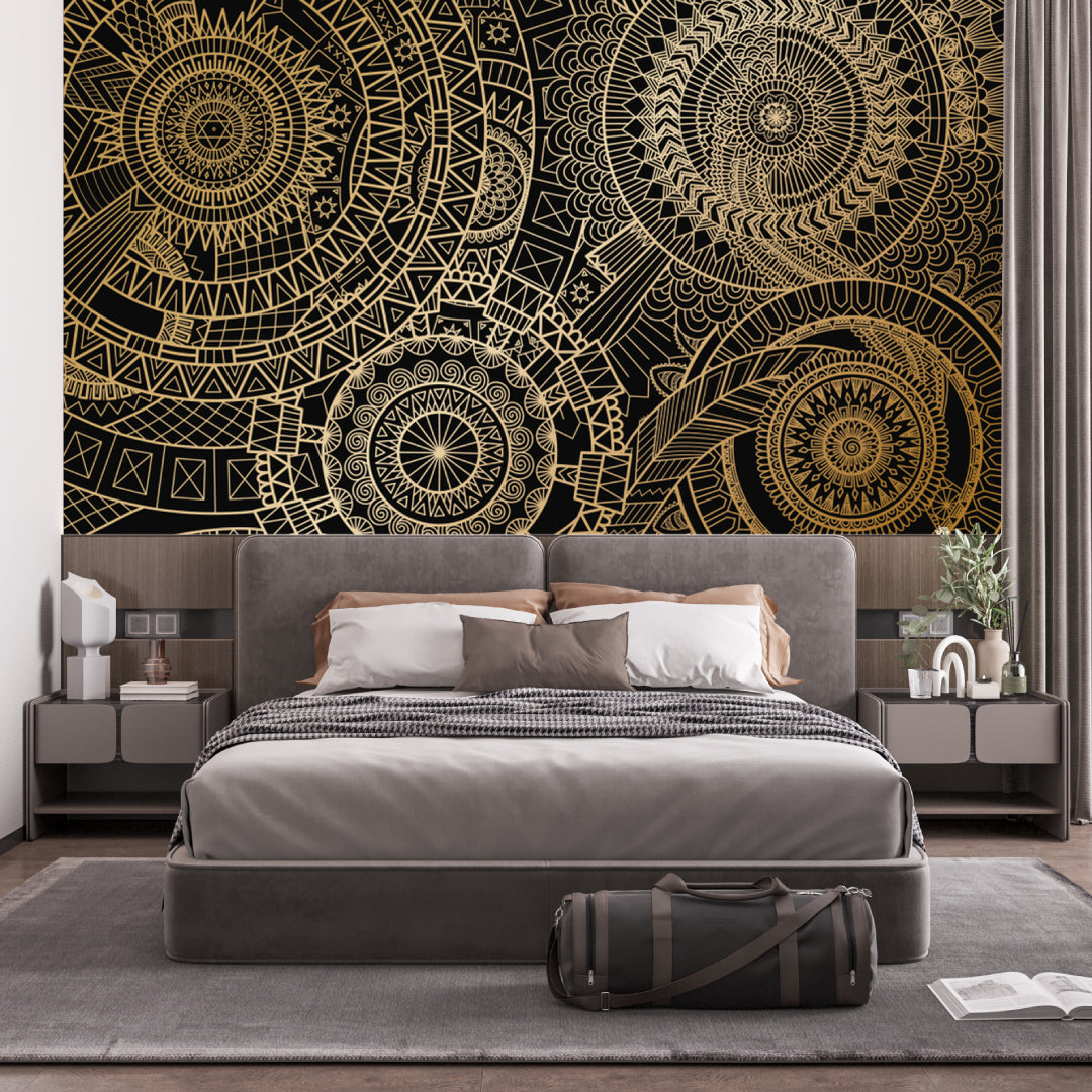 Golden Design Wallpaper