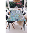 Mandala Art Square Paper Self Adhesive Sticker For Table