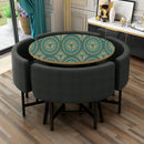 Green Mandala Art circle Self Adhesive Sticker For Table