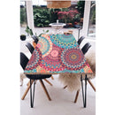 Round Multi Mandala Art Self Adhesive Sticker For Table