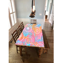 Pink Blue Mandala Art Self Adhesive Sticker For Table