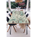 Mandala Art With Leafs Self Adhesive Sticker For Table