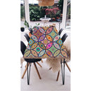 Multi Circle Mandala Art Self Adhesive Sticker For Table
