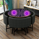 Pink Design Mandala Art Self Adhesive Sticker For Table