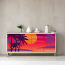 Tropical Sunset Sticker