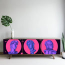 Pink Sculpture Sticker