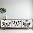 Stensil Butterfly Sticker