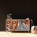 Flower Buddha Sticker