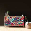 Red Modern Pop Art Sticker