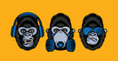 Chimpanze Doodle Sticker