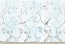 Minimalistic Chinoiserie Wallpaper