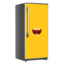 Laughing Teeth Art Self Adhesive Sticker For Refrigerator