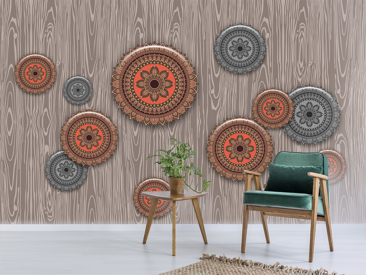 Madhubani Art Customised Wallpaper