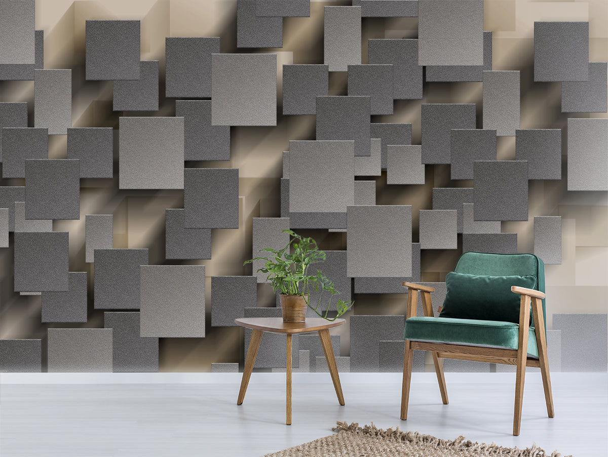 3D Mosaic Customised Wallpaper