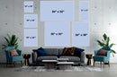 Tan Boho Wall Leaf Print Wallart Set Of 4