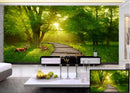 Sunrise In Forest wallpaper for wall