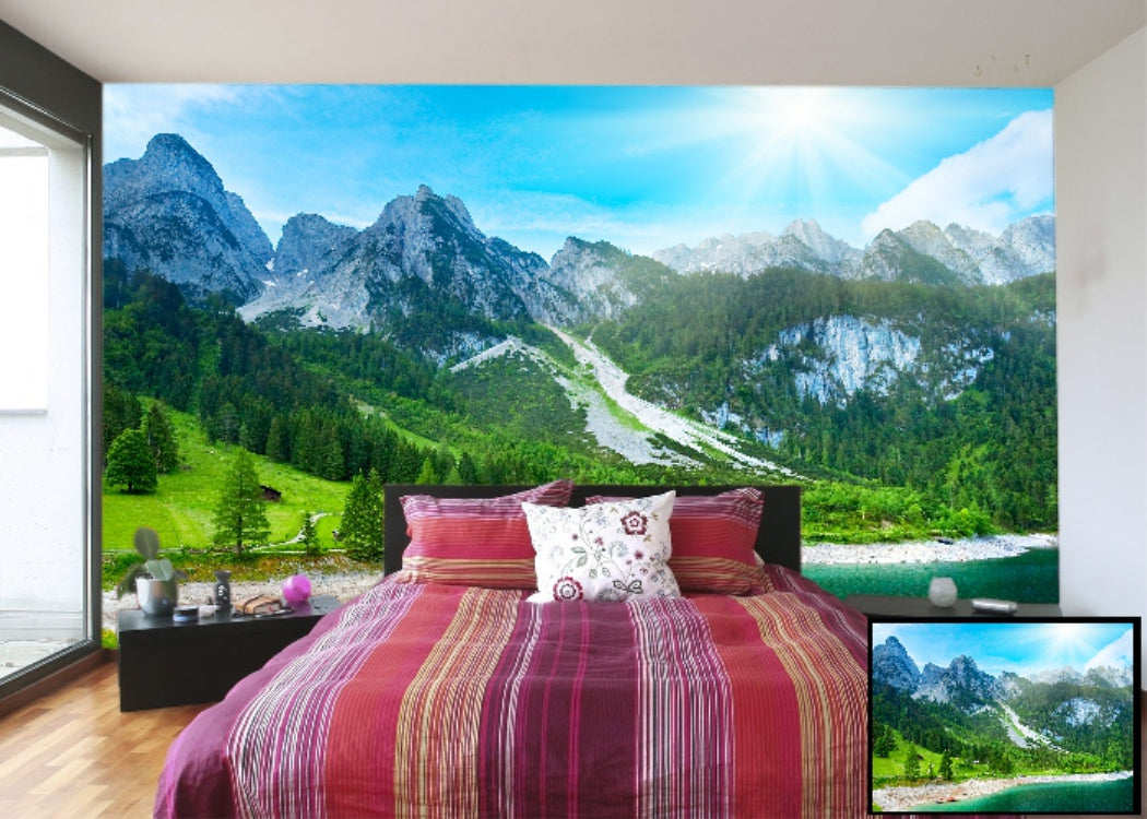 Snow Mountains wallpaper for wall