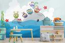 Owls Whale Kids Wallpaper