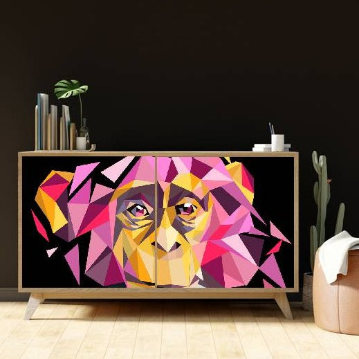 Monkey Graphic Sticker