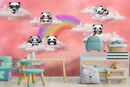 Panda Rainbow Wallpaper