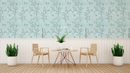 Pastel Blue Chinoiserie Wallpaper